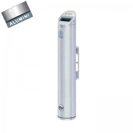 Cendrer mural d'alumini tub Inclinat